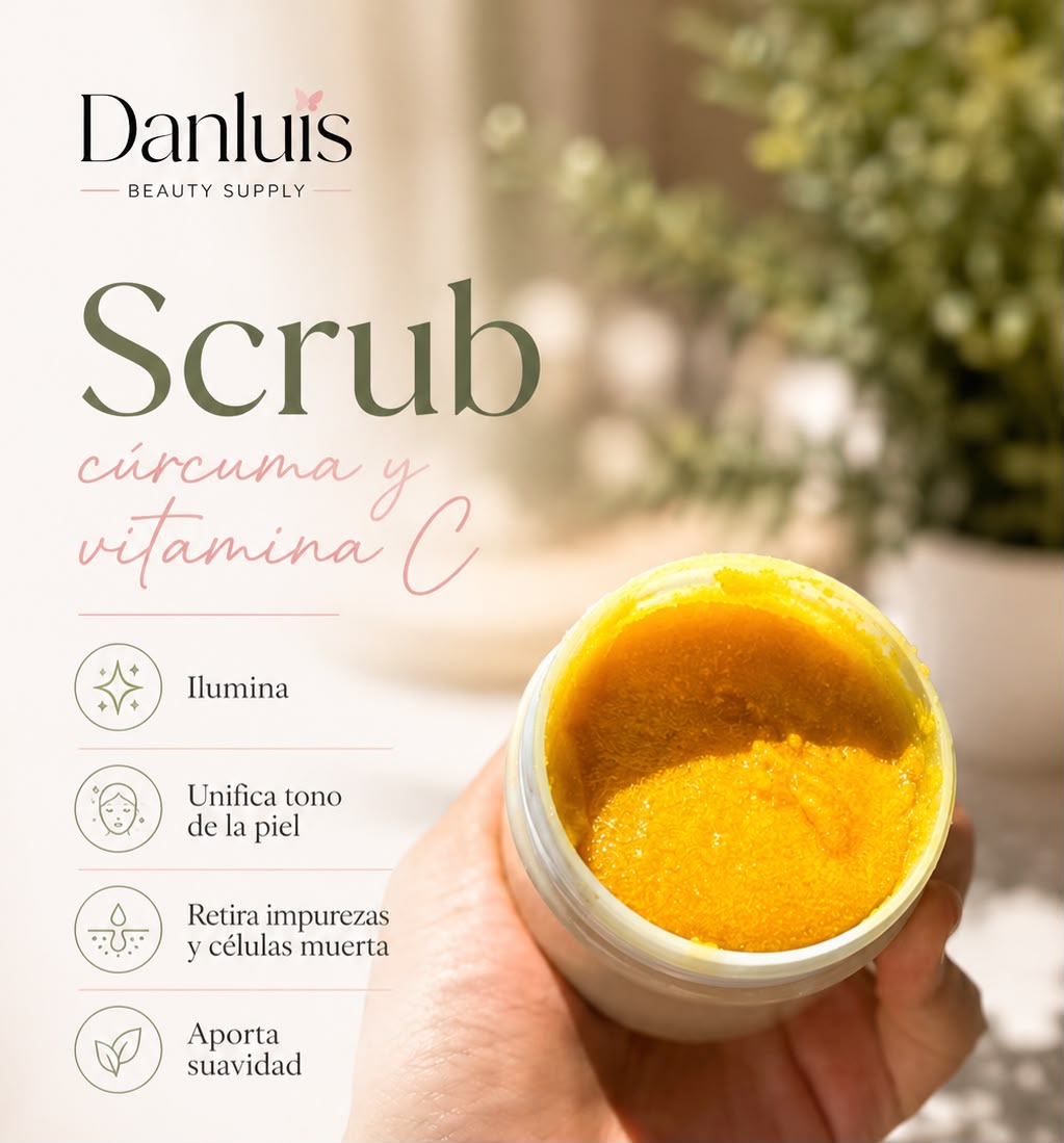 SCRUB ARTESANAL CURCUMA Y VITAMINA C